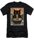 Cat Ramen Japanese Art Great Wave Kanagawa Funny Zyneu Gangd T-Shirt