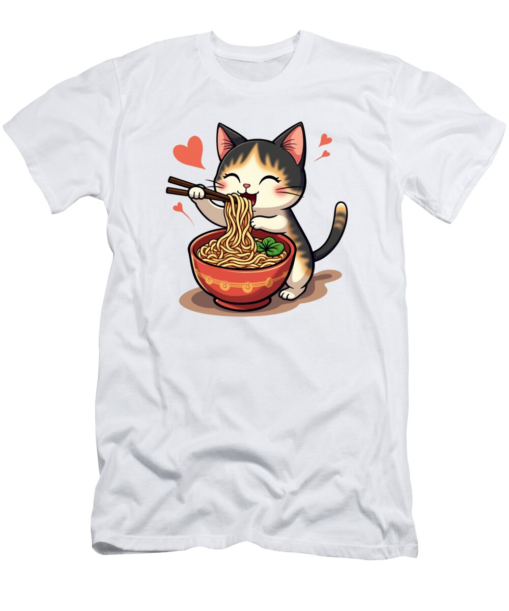 Cat Ramen Joanna Redesiuk T-Shirt