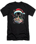 Cat Ramen Santa Hat Japanese Christmas Xmas Zyneu Gangd T-Shirt