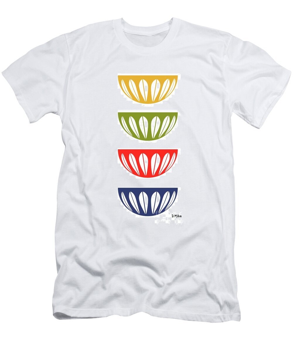 Cathrineholm Lotus Pattern Bowls Donna Mibus T-Shirt