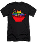 Cats in Ramen Anime Food Lgbtq Rainbow Flag Gay Pride Ally Dhbubble T-Shirt