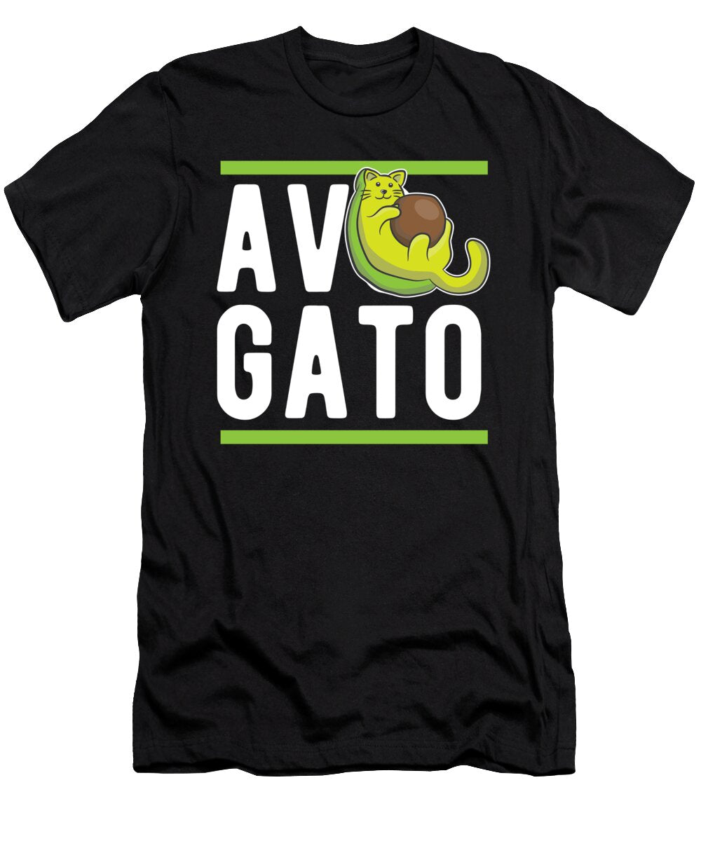 Cats Playing Cat Avocado Lover Avogato Birthday Gift Haselshirt T-Shirt