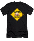 Caution Sign Poodle Dog Funny Gift Poodle Puppy Sophie Eleanor T-Shirt