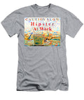 Caution Slow Hipster At Work 20210925 Wingsdomain Art and Photography T-Shirt