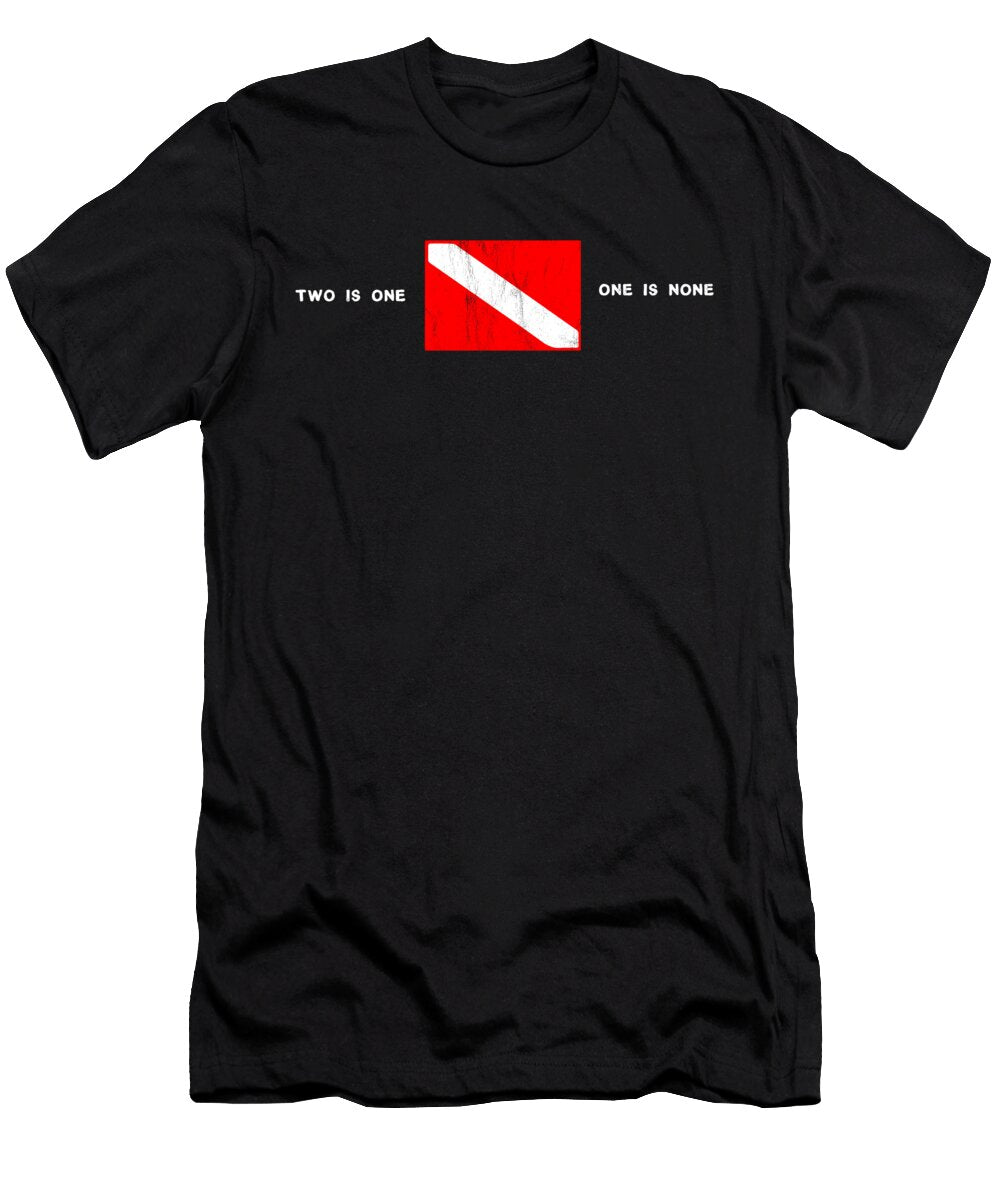 Cave Diver Scuba Diving 2 Is 1 1 Is None Noirty Designs T-Shirt