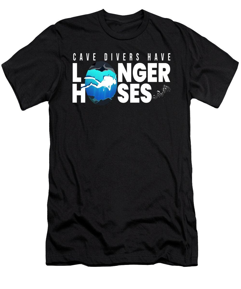 Cave Divers Longer Hoses Cave Divers Moon T-Shirt