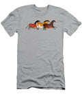 Cave Horses in Beige Hailey E Herrera T-Shirt
