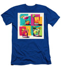 Celebrate Cocktails in Motion a Vibrant Abstract Fusion of Color Geometry and Refreshing Energy Olfactoart Studio T-Shirt