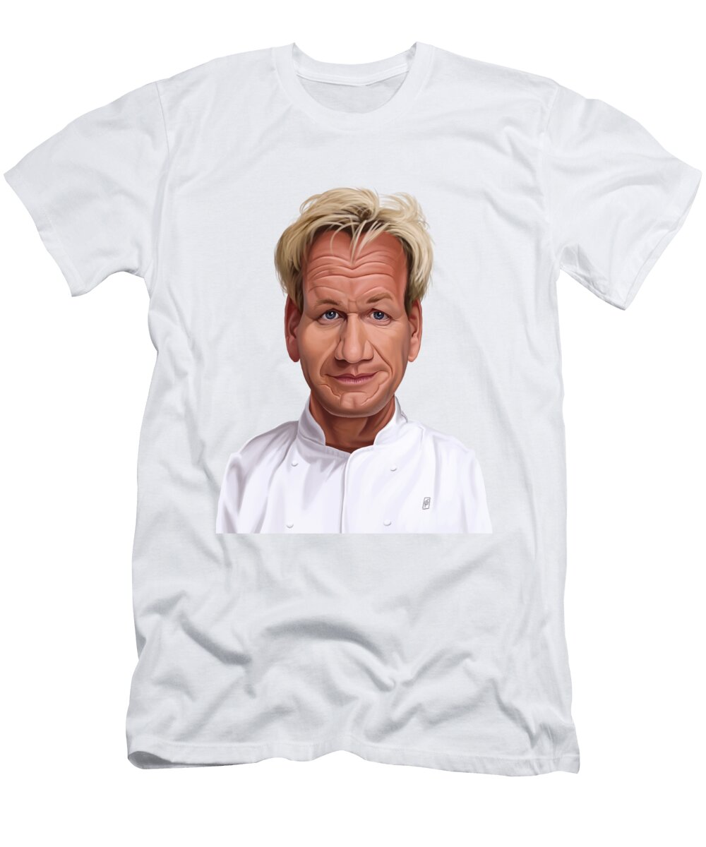 Celebrity Sunday Gorfon Ramsey Rob Snow T-Shirt