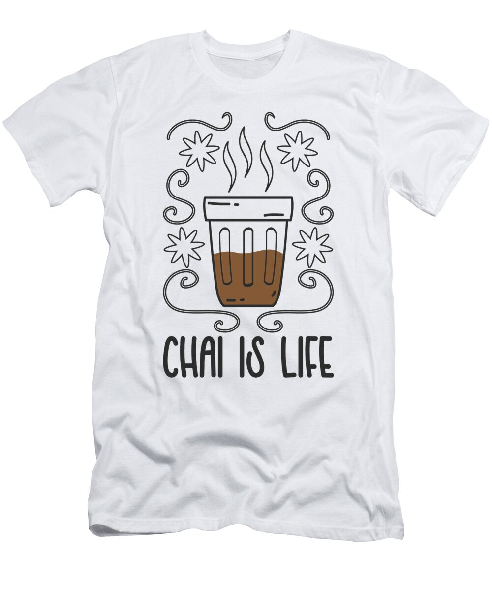 Chai Spice Tea Coffee Lover Black Tea Masala Milk Toms Store T-Shirt