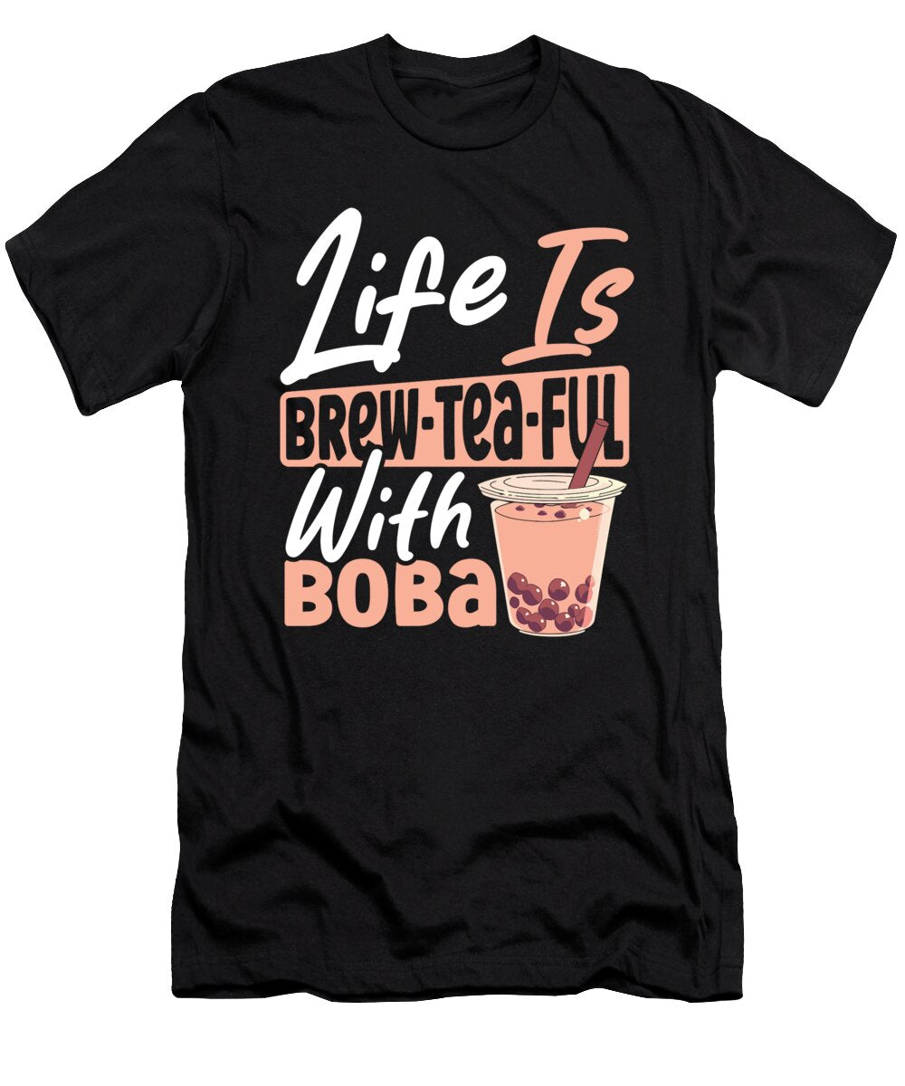 Chai Tea Tea Latte Tapioca Pearls Alessandra Roth T-Shirt