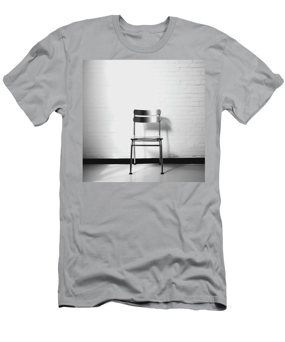 Chair Against Painted Brick Wall Yopedro T-Shirt