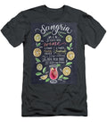 Chalkboard Sangria Recipe Art Poster Chart Art T-Shirt