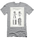 Champagne Bottle Old Canvas Denny H T-Shirt