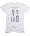 Champagne Bottle Patent Denny H T-Shirt