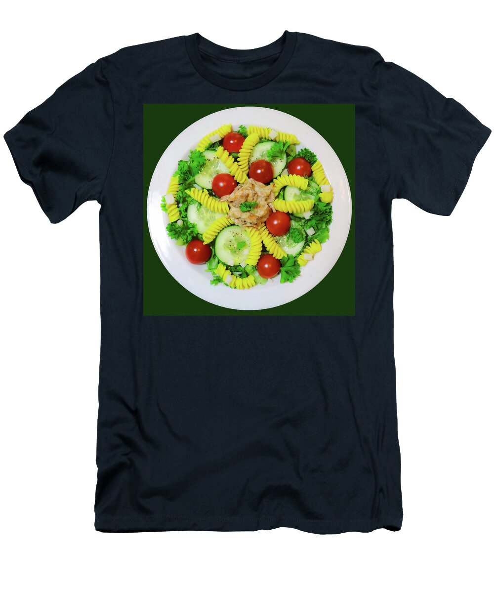 Chanterelle Pasta and Colorful Vegetables Johanna Hurmerinta T-Shirt