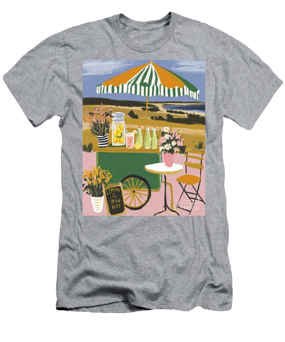 Charming Lemonade Stand in Countryside Franklyn Gregory T-Shirt