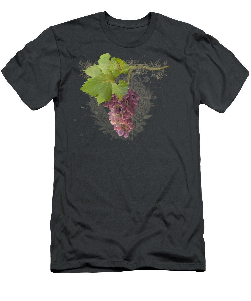 Chateau Pinot Noir Vineyards Vintage Style Audrey Jeanne Roberts T-Shirt