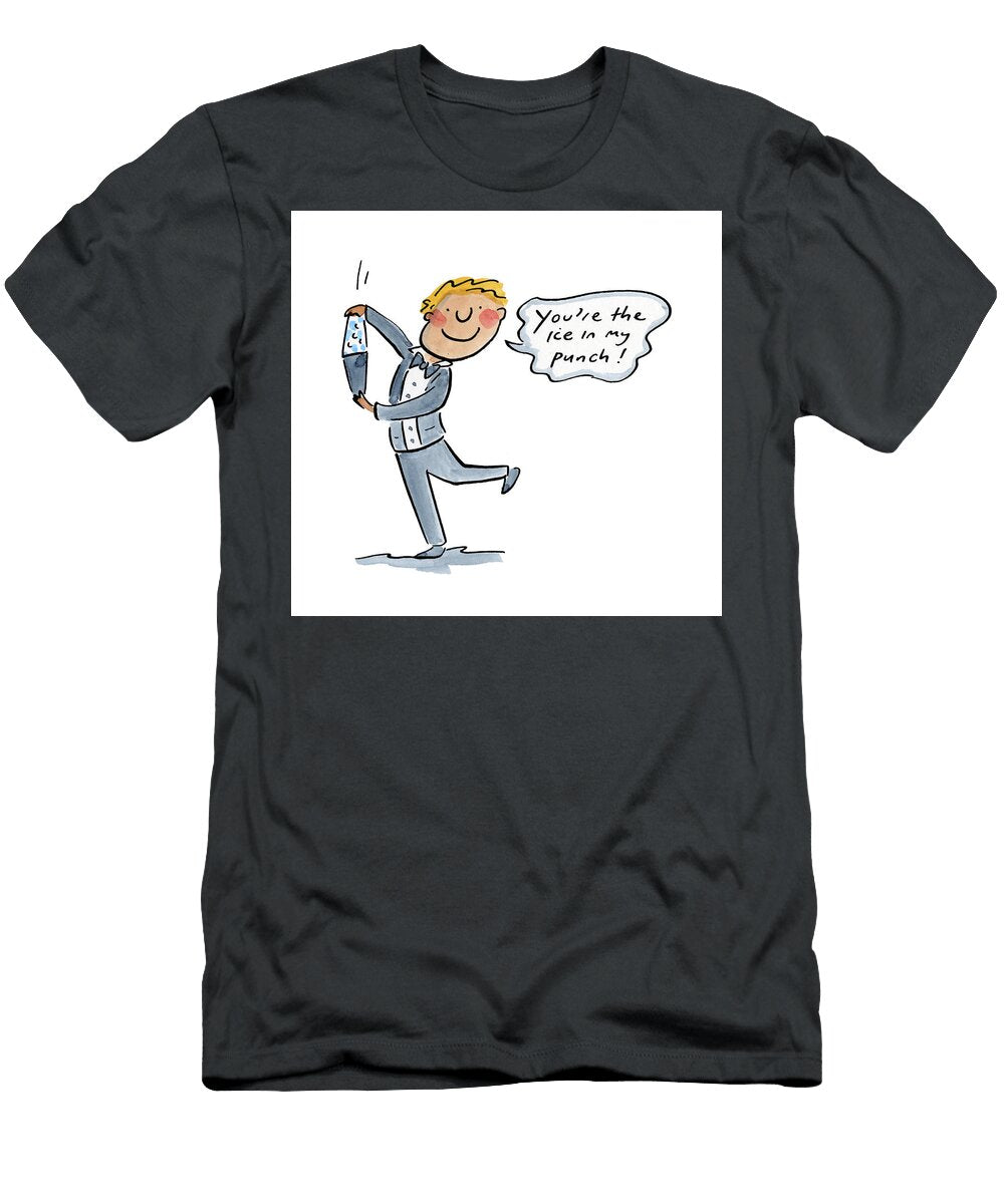 Cheerful Bartender Shaking Cocktail Rosie Brooks T-Shirt