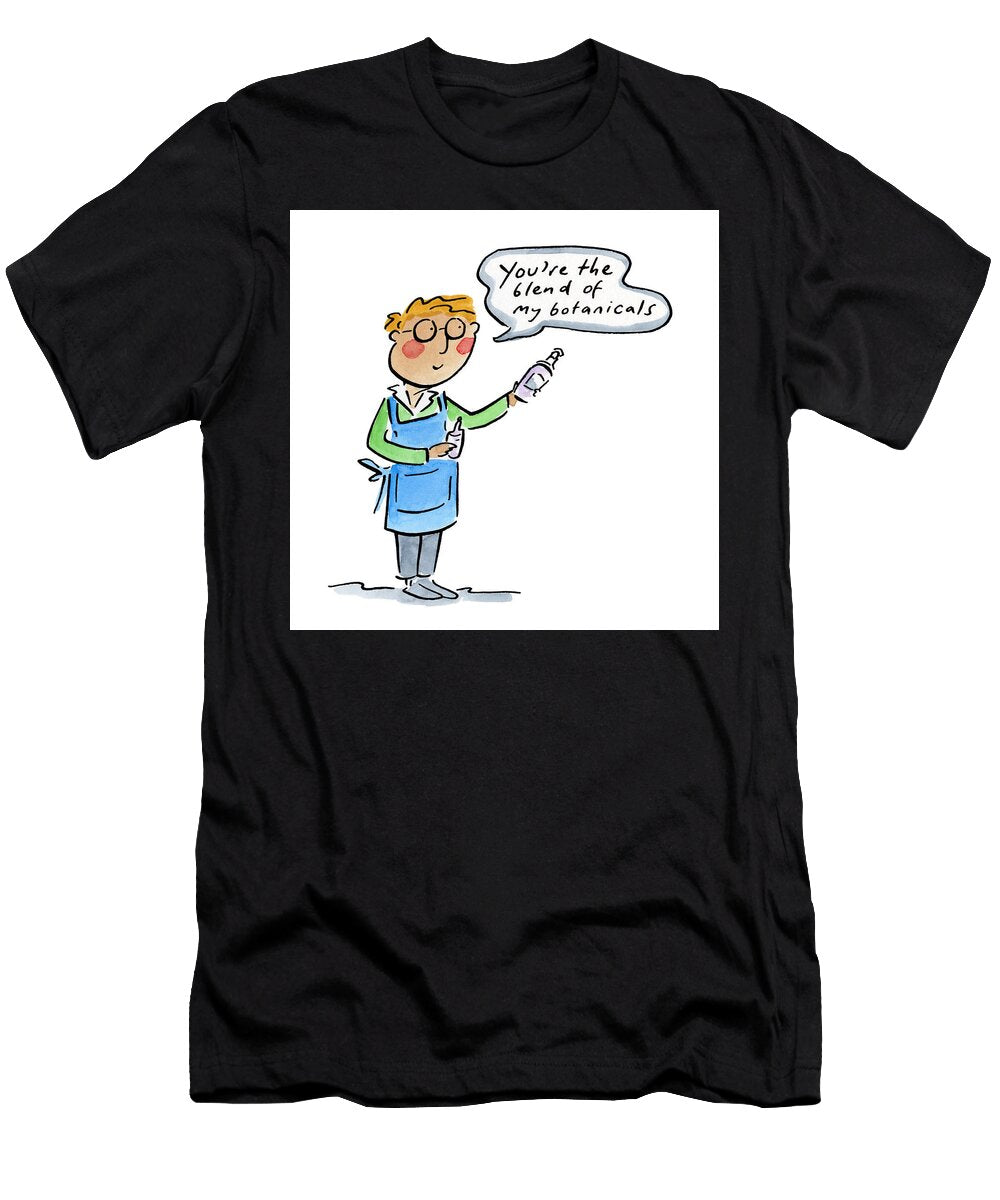Cheerful Bartenders Botanical Quote Rosie Brooks T-Shirt