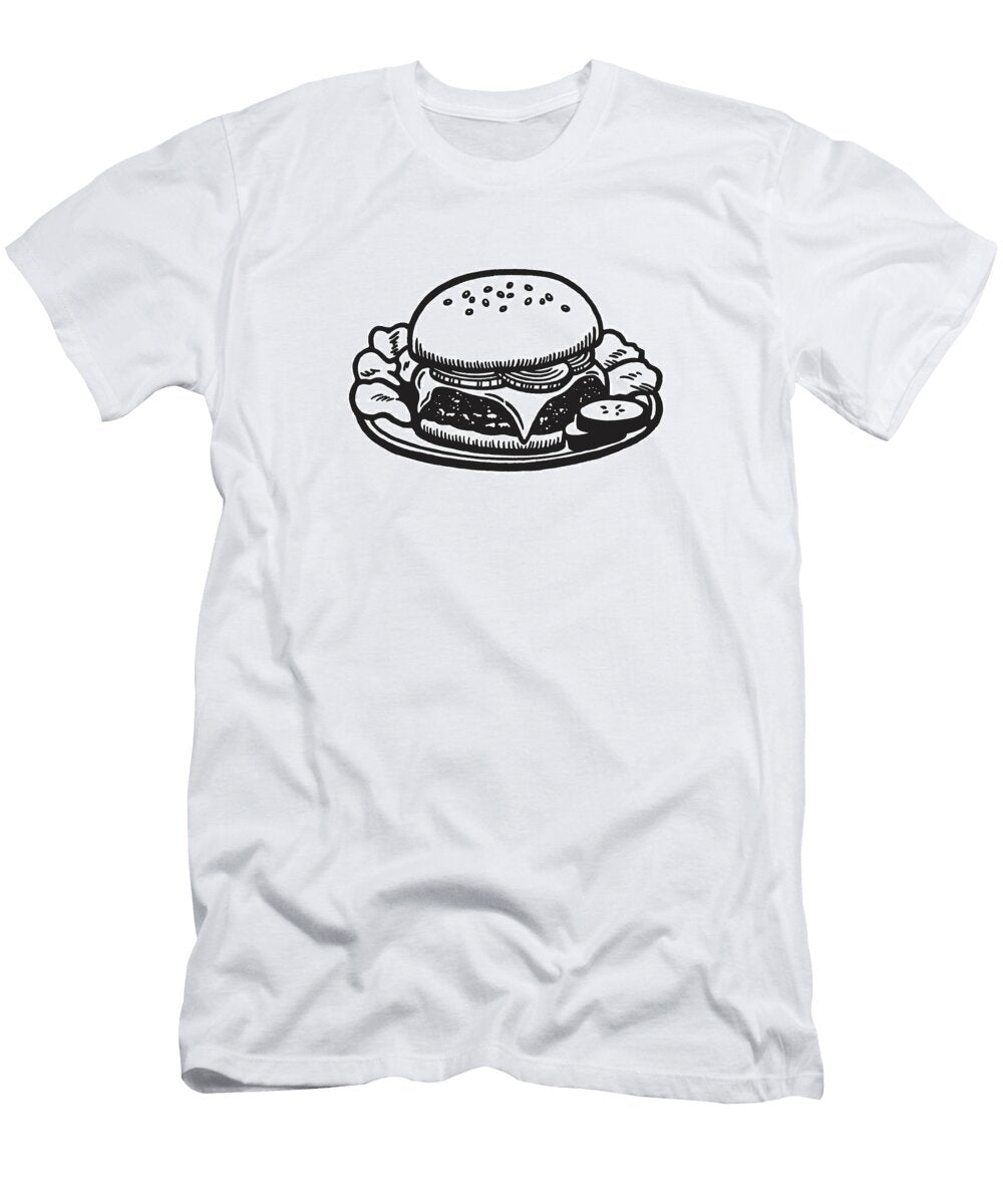 Cheesburger and Chips Csa Images T-Shirt