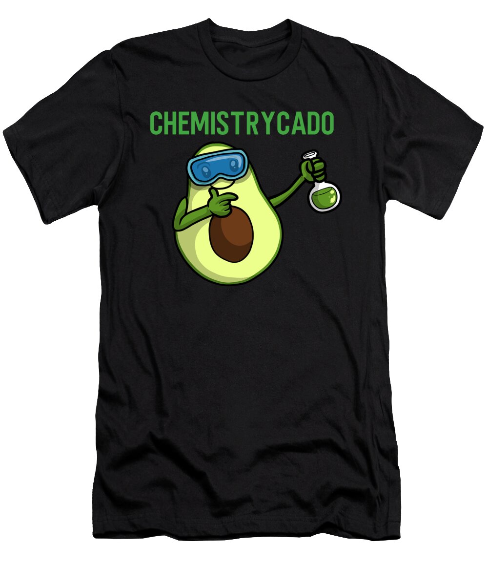 Chemist Avocado Teacher Student Scientist Science Chemistry Crazy Squirrel T-Shirt