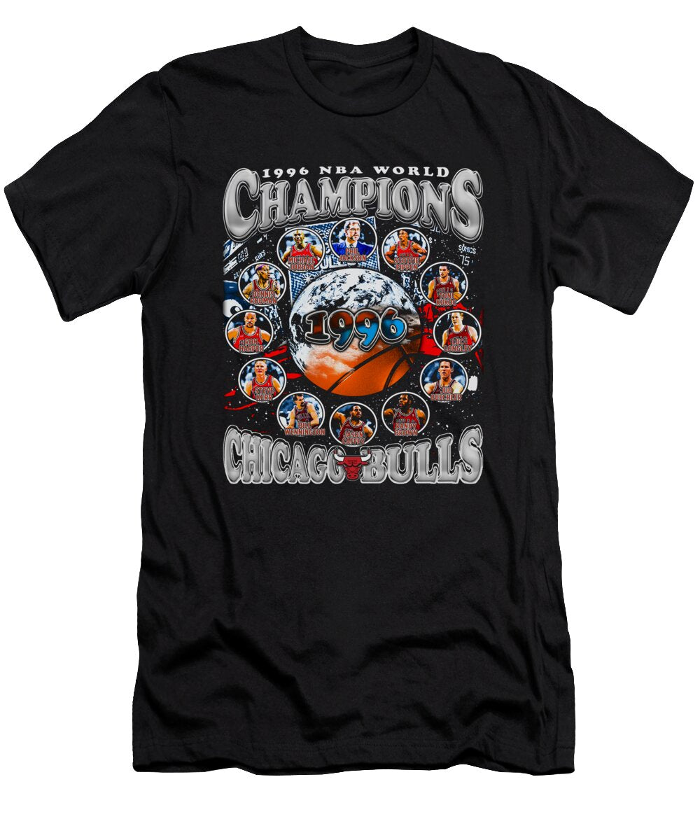 Chicago 1996 NBA Champs Team Ozlem Altin T-Shirt