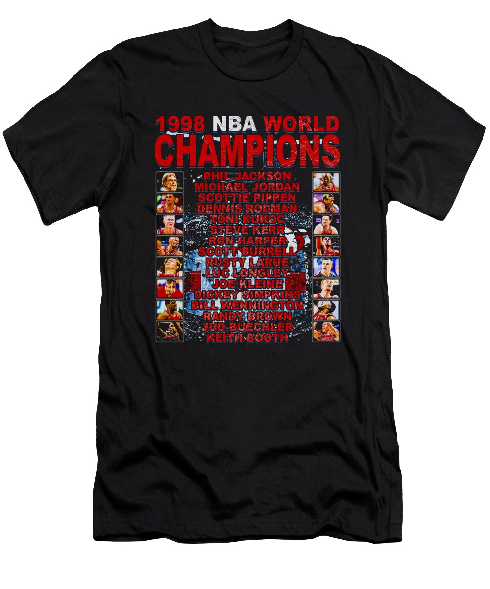 Chicago 1998 NBA Champs Team Ozlem Altin T-Shirt