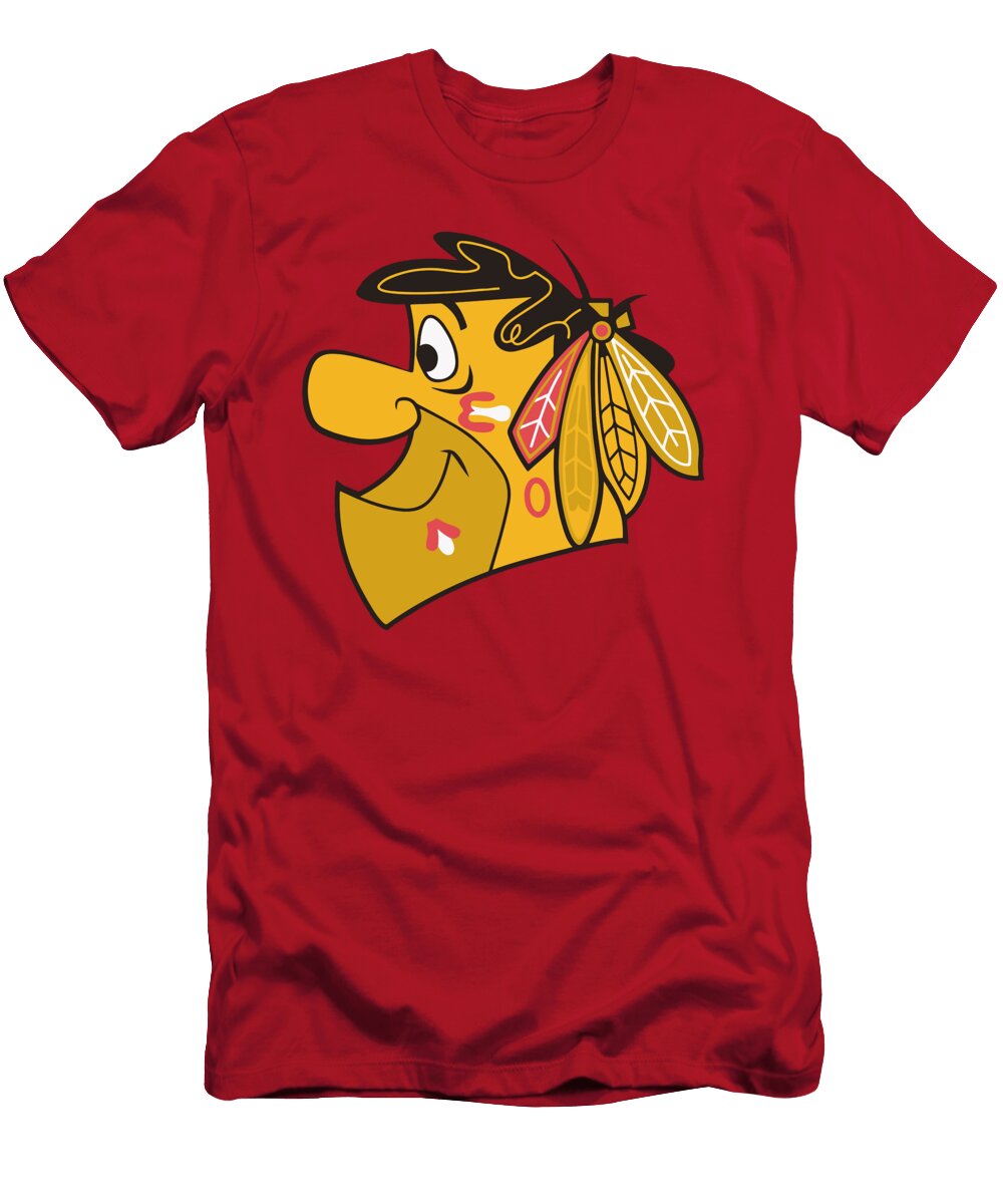 Chicago Blackhawks Fred Flintstone Huyen Vu T-Shirt