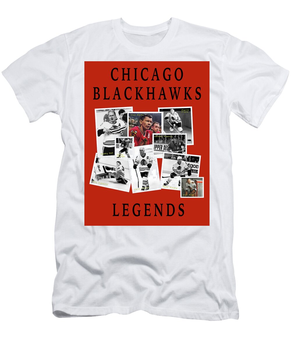 Chicago Blackhawks Greatest Players Big 88 Artworks T-Shirt