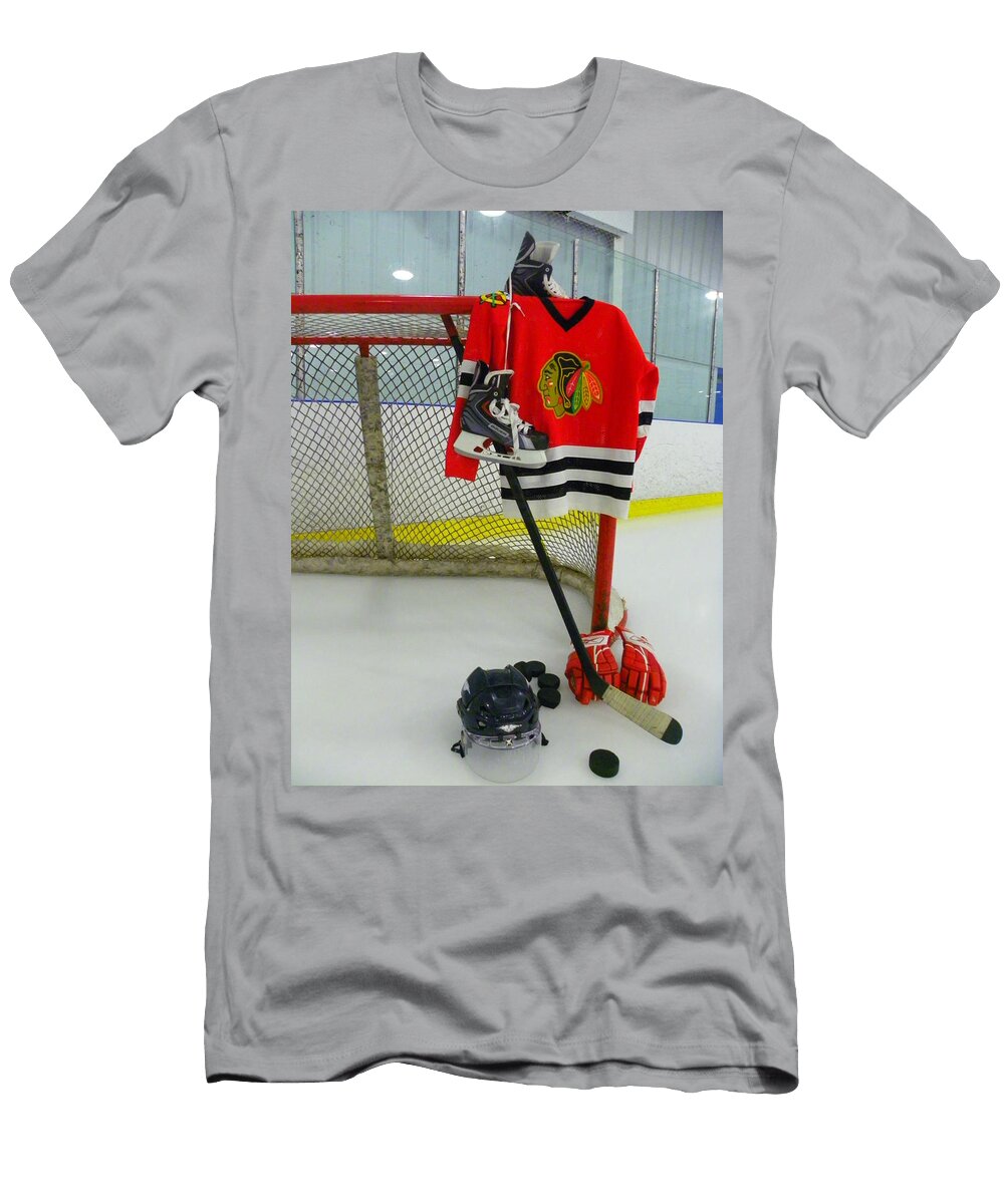 Chicago Blackhawks Home Hockey Jersey Lisa Wooten T-Shirt