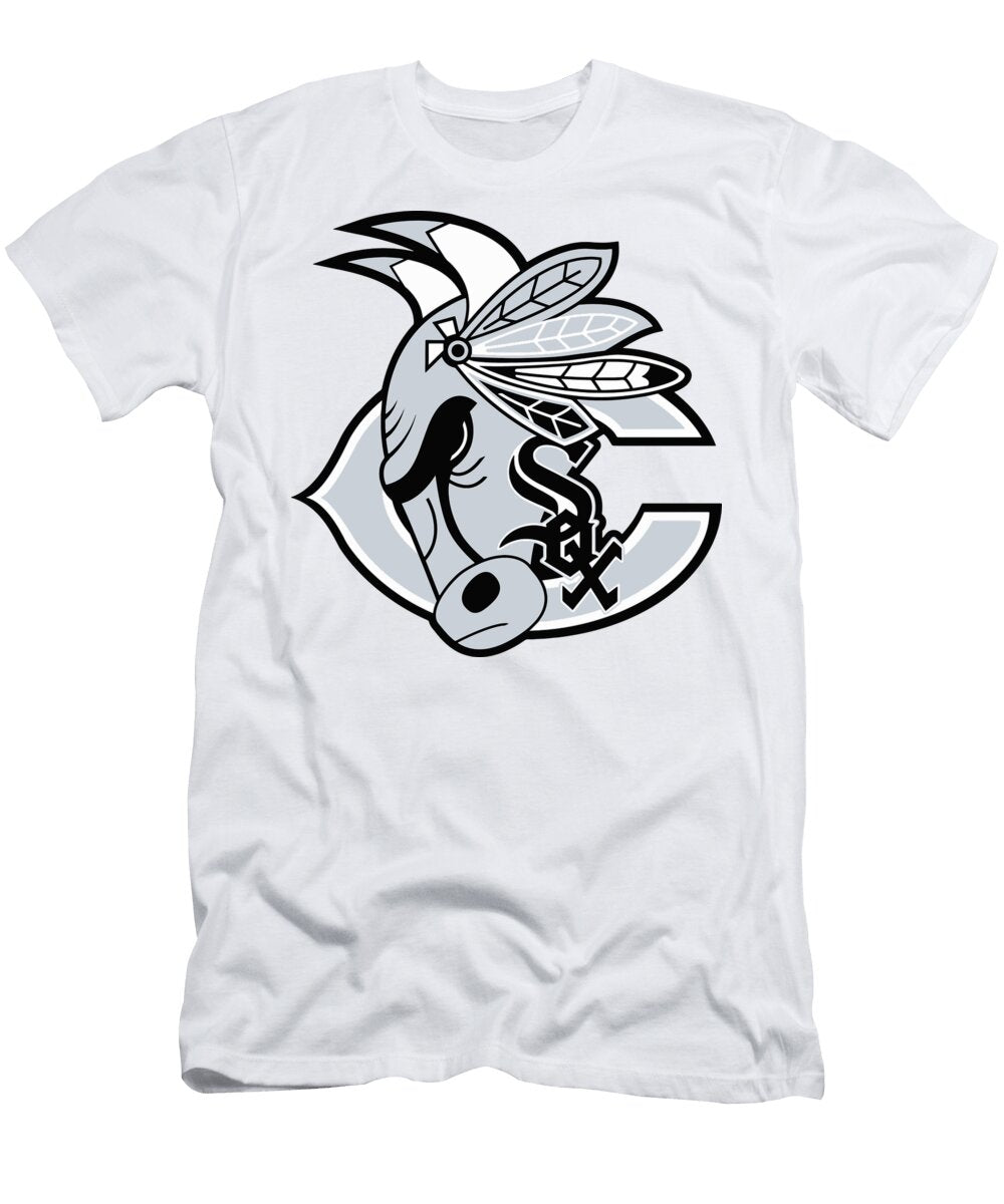 Chicago Bulls Blackhawks Cincinnati Reds White Sox Huyen Vu T-Shirt