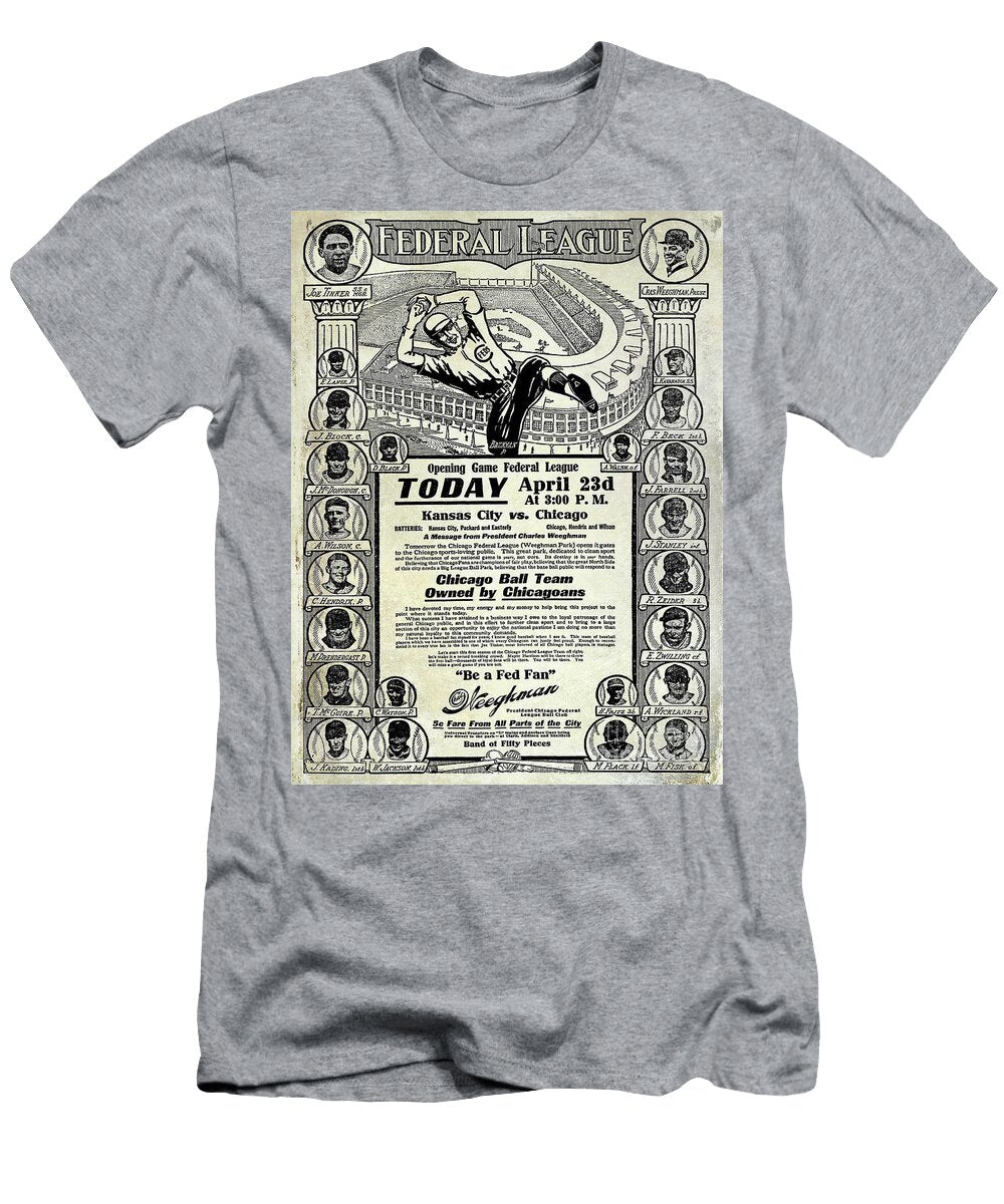 Chicago Cub Poster Jon Neidert T-Shirt