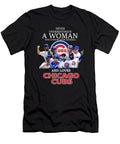Chicago Cubs Never Underestimate a Woman Who Understands Baseball and Loves Chicago Cubs Th T-Shirt