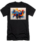Chicago Cubs Painting Modern Baseball Impressionist Lourry Legarde T-Shirt