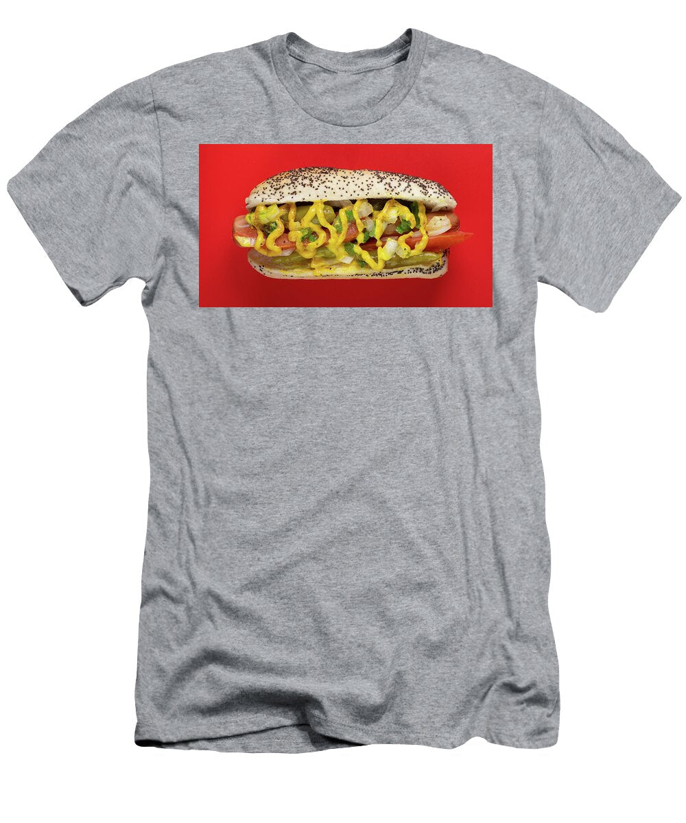 Chicago Style Hot Dog Steve Gadomski T-Shirt