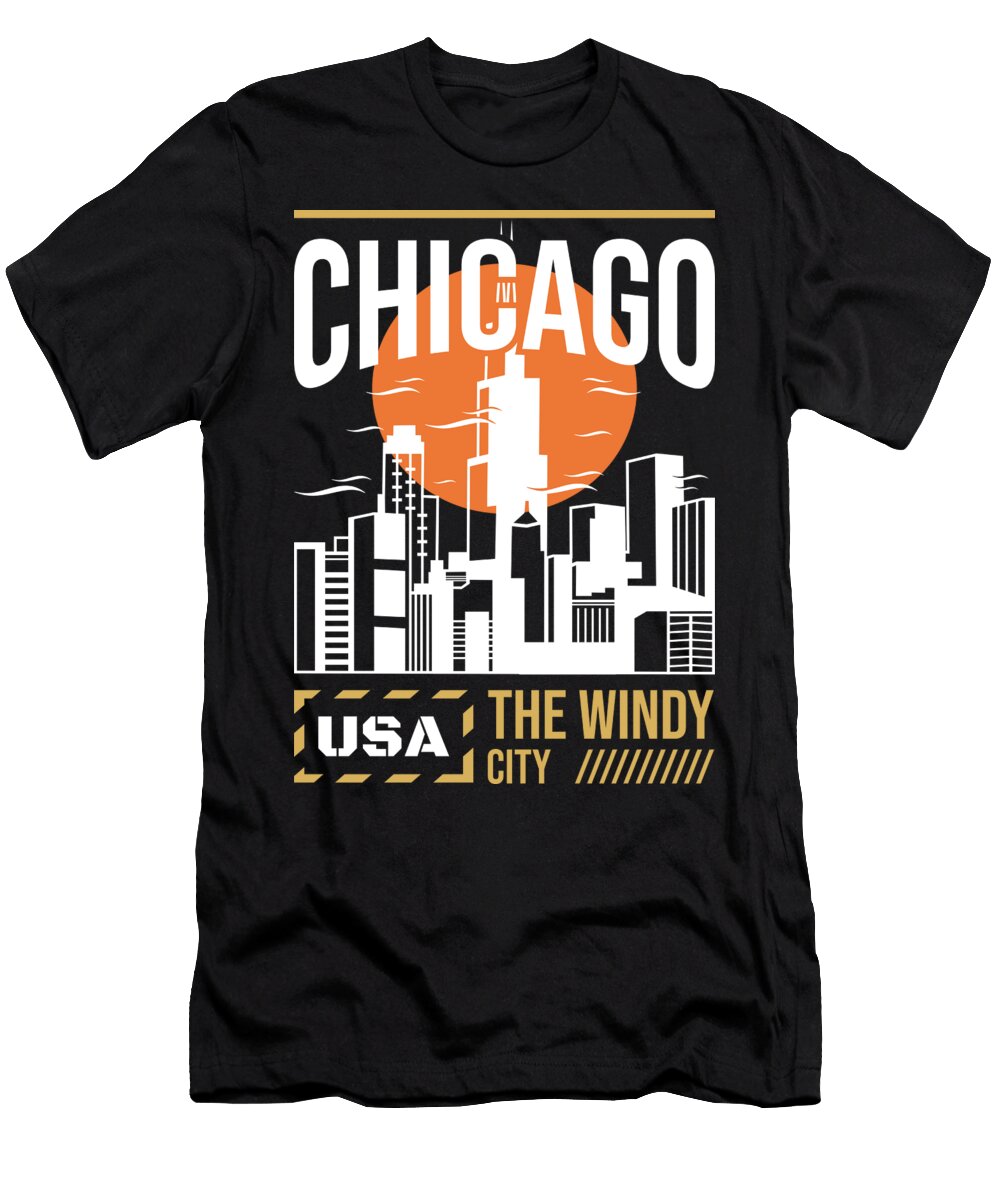 Chicago USA Sambel Pedes T-Shirt