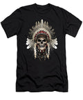 Chief Indian Skull Tribal Headdre for Lover Shannon Nelson Art T-Shirt