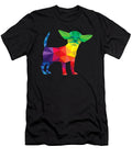 Chihuahua Gay Pride Lgbt Rainbow Flag Dog Lovers Shannon Nelson Art T-Shirt