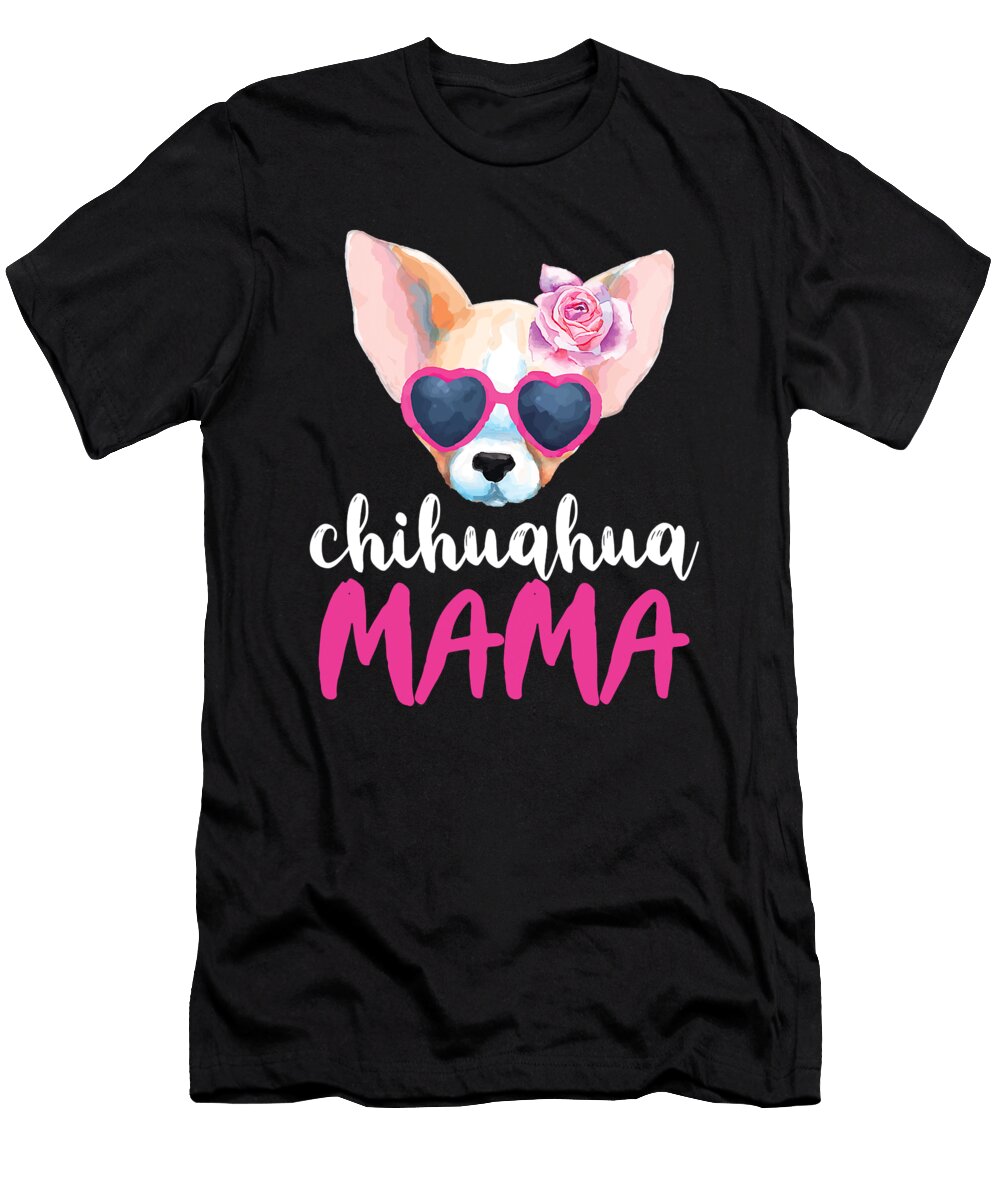 Chihuahua Mama for Women Chihuahua Mom Shannon Nelson Art T-Shirt
