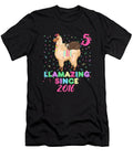 Children 5 Years Birthday Gift Girl Llamazing Evgenia Halbach T-Shirt