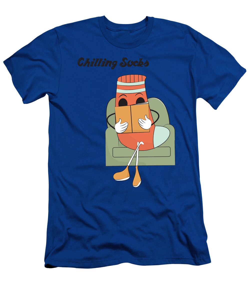 Chilling Socks the Couch Manuel Kaiser T-Shirt