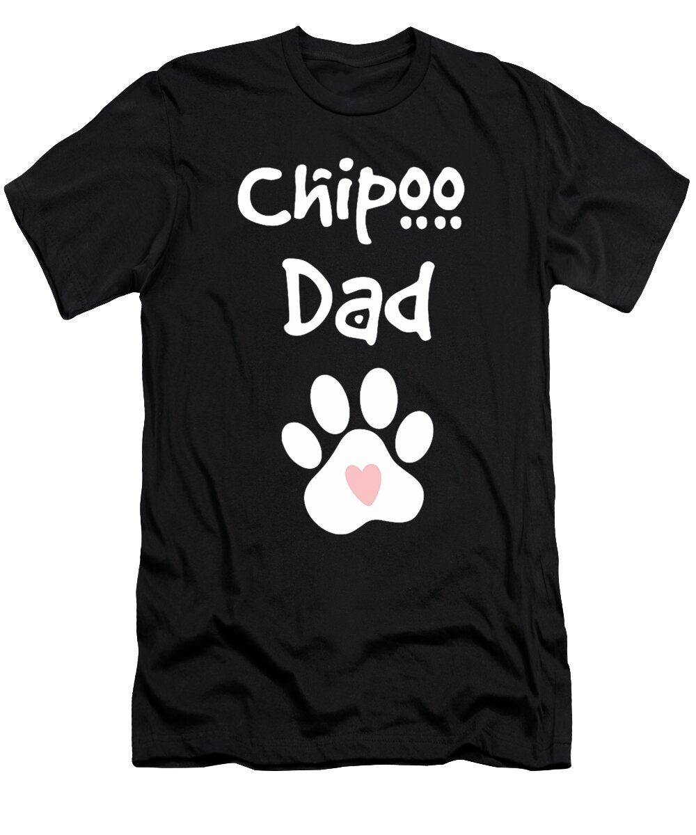 Chipoo Dad Chihuahua Poodle Mix Breed Dog Natalie Lidford T-Shirt