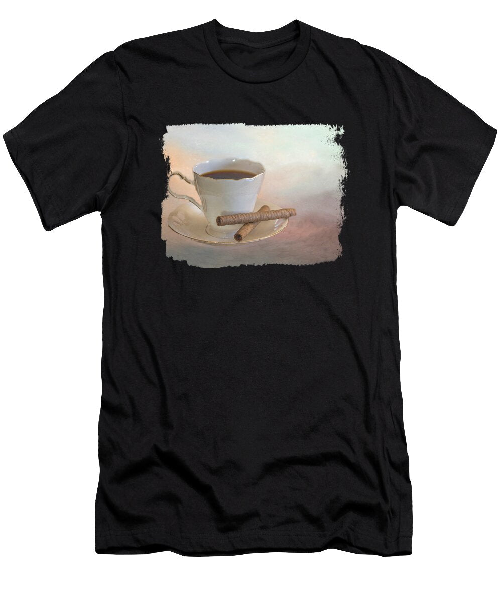 Chocolate Wafers and Hot Coffee Elisabeth Lucas T-Shirt