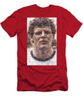 Chris Knuckles Nilan Portrait Hockey Mosaics T-Shirt
