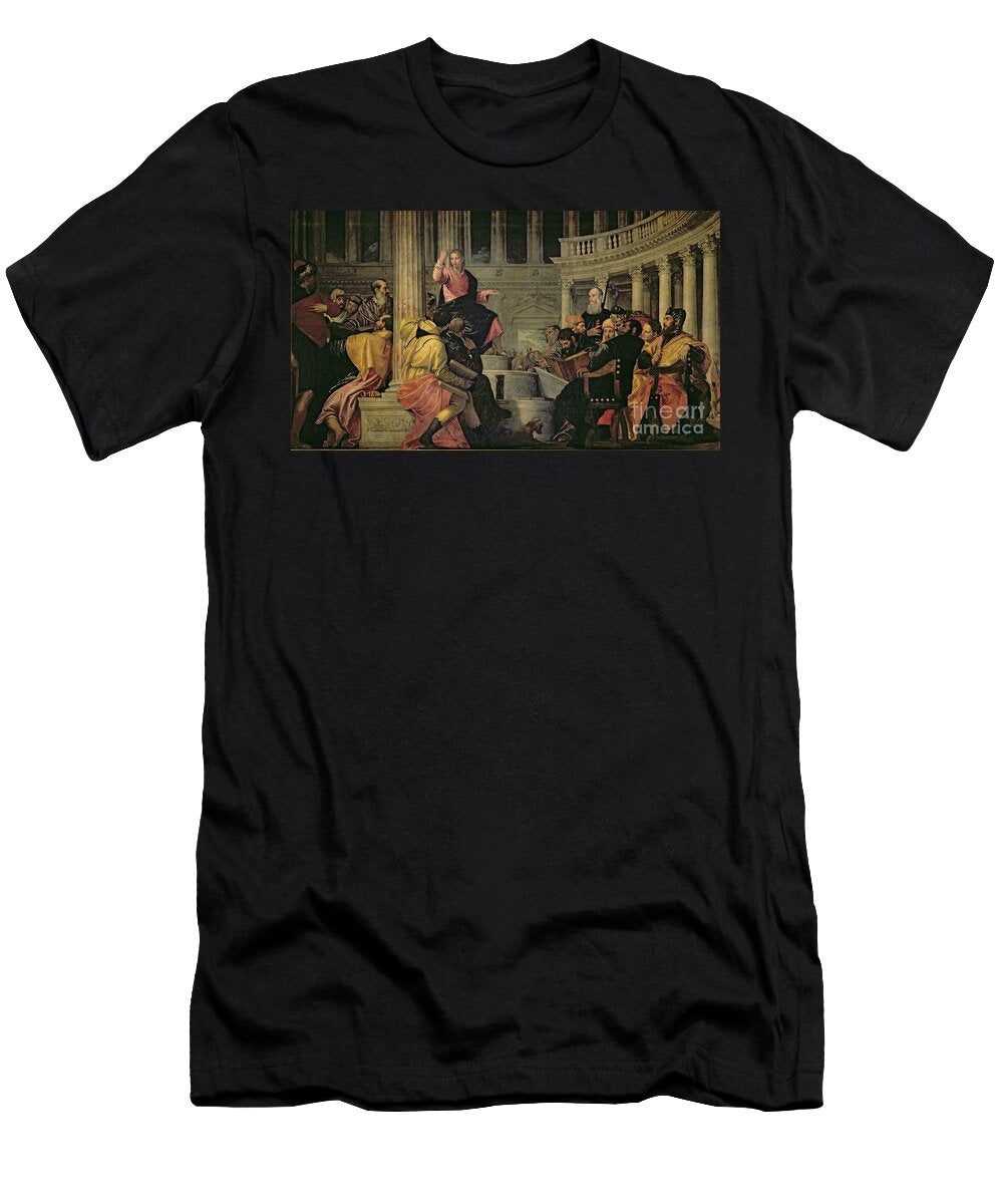 Christ with the Doctors in the Temple 1548 Veronese T-Shirt