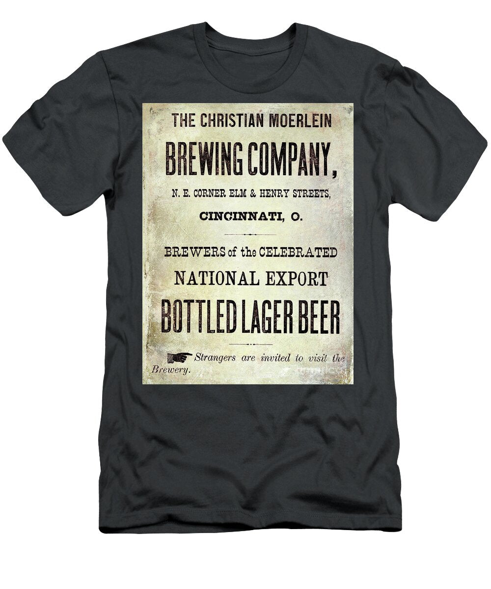 Christian Moerlein Beer Sign Jon Neidert T-Shirt