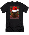 Christmas Alpaca Santa Hat Cute Animal Ugly Xmas Henri Sadut T-Shirt