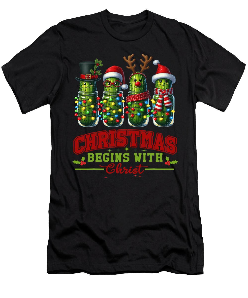 Christmas Begins with Christ Christian Cool Zyneu Gangd T-Shirt