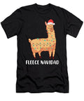 Christmas Fleece Navidad Holiday Llama Alpaca Xmas Haselshirt T-Shirt
